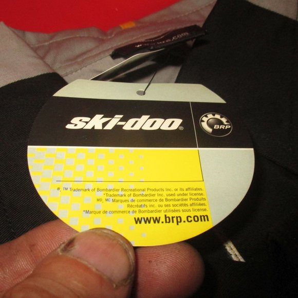 Men's BRP SKI-Doo X-Team Button Down Long Sleeve Machanic Style Shirt Size S NEW - Picture 12 of 12
